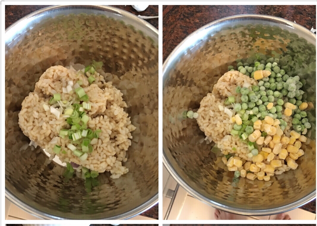 拯救剩米飯 - 米飯雞蛋餅的做法 步骤1