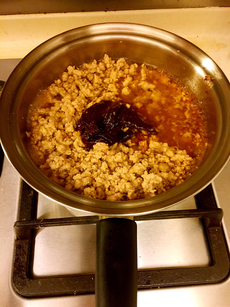 米線肉醬的做法 步骤4