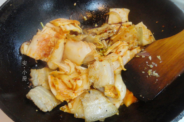 芝士泡菜火鍋(冬季暖鍋)的做法 步骤3
