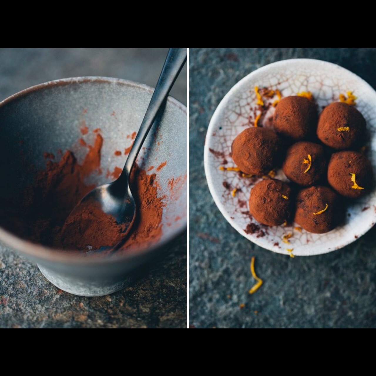 【GKS】低卡橙姜海鹽松露巧克力 Cacao Butter Truffles with Orange & Ginger的做法 步骤2