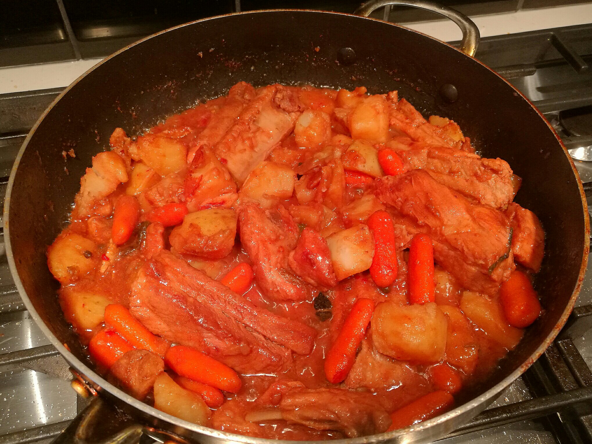 腐乳燒排骨土豆胡蘿卜的做法 步骤8