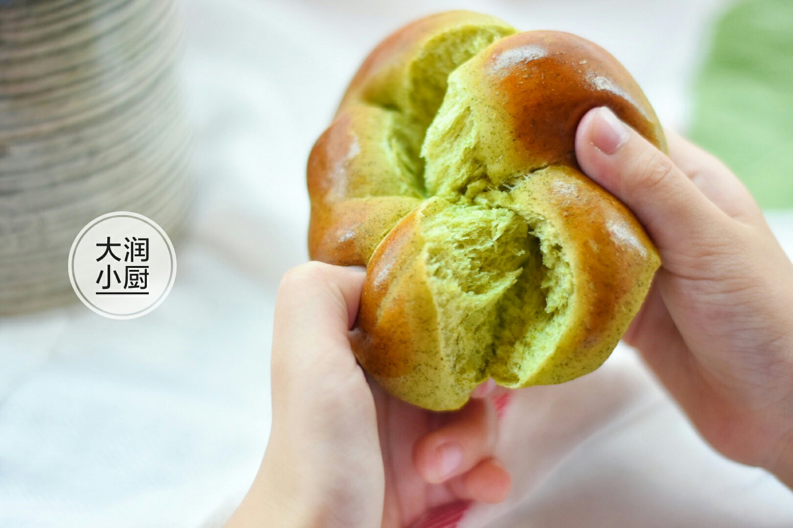 碧綠桑葉老式面包的做法 步骤16