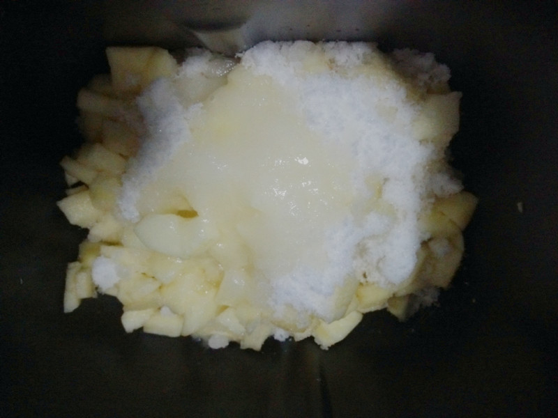面包機版蘋果醬的做法 步骤2