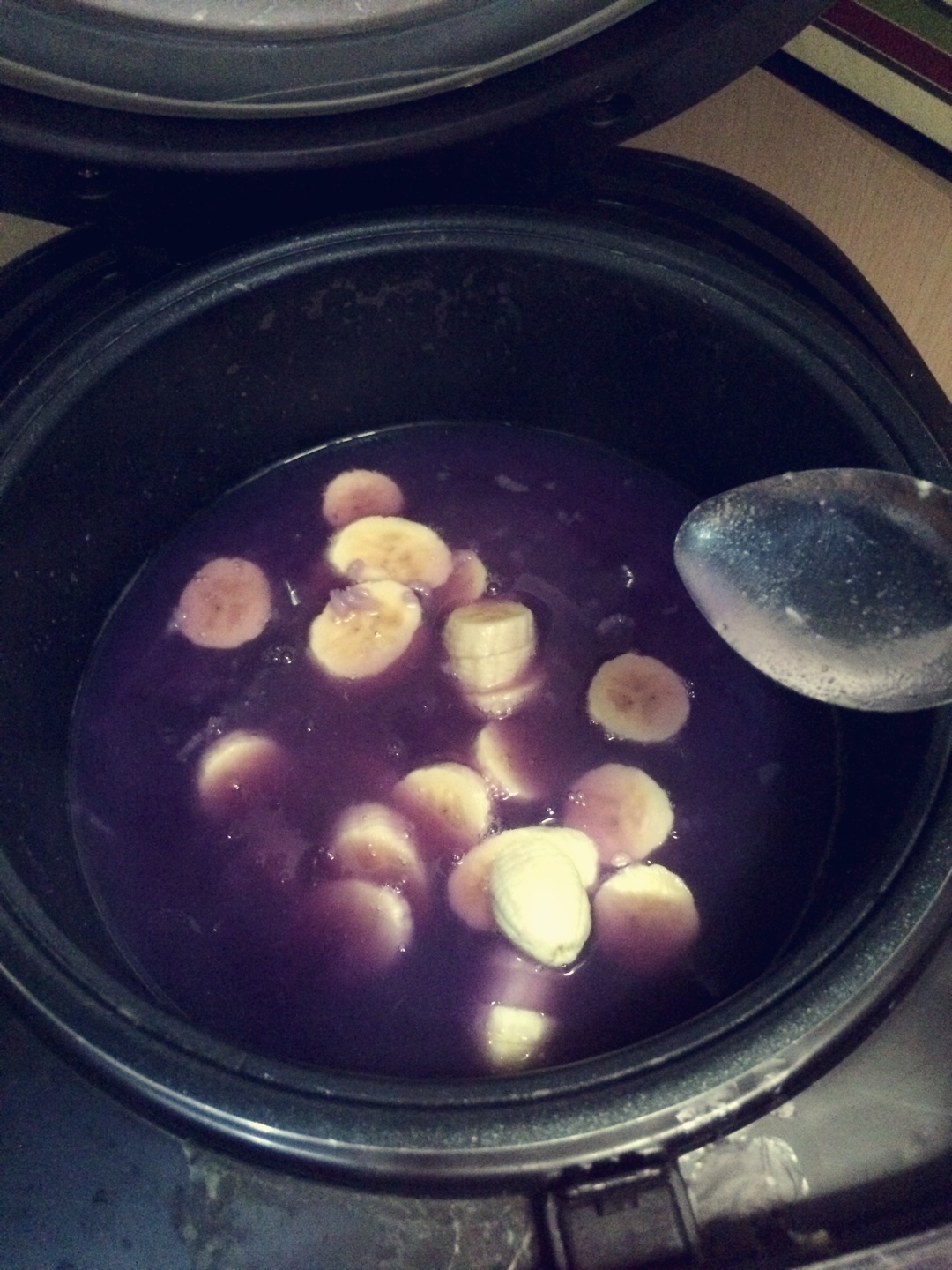 香蕉紫薯粥的做法 步骤3