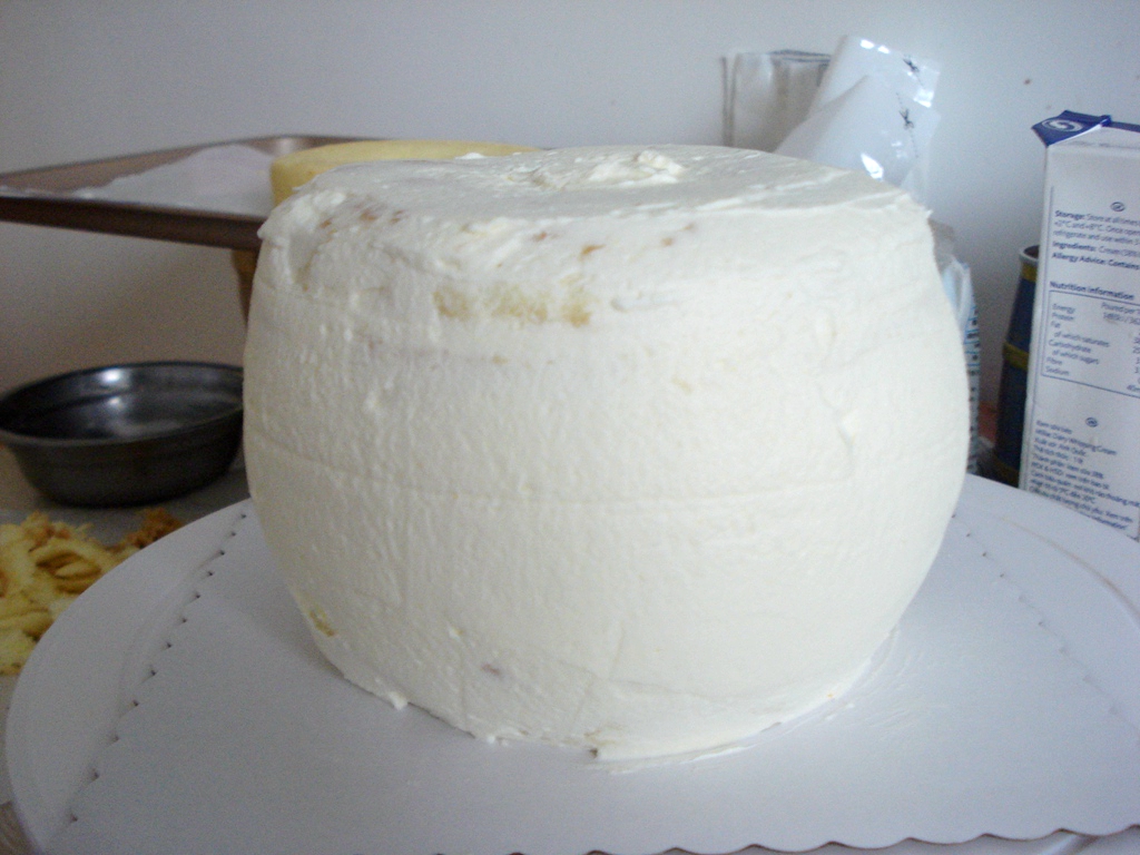 萬聖節——南瓜造型蛋糕的做法 步骤5