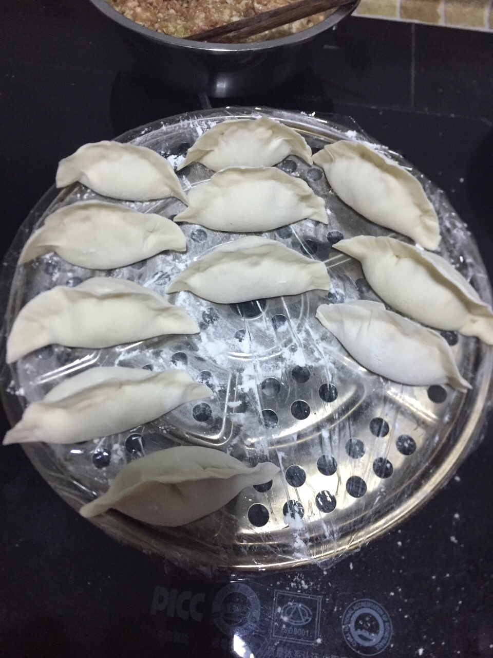 黃瓜鮮蝦餡水餃的做法 步骤10