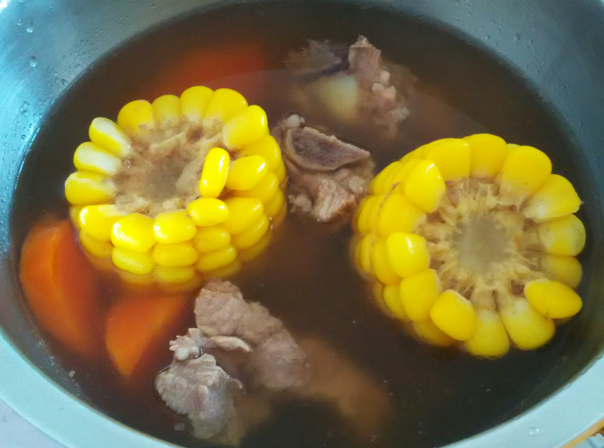 蘿卜玉米排骨湯的做法 步骤4