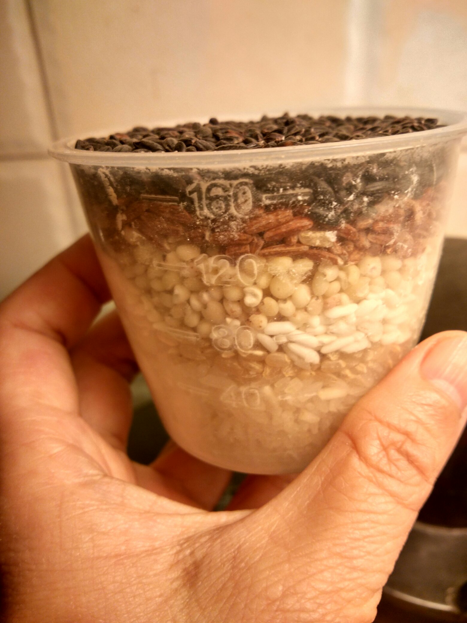 五谷營養米糊(豆漿機版)的做法 步骤1