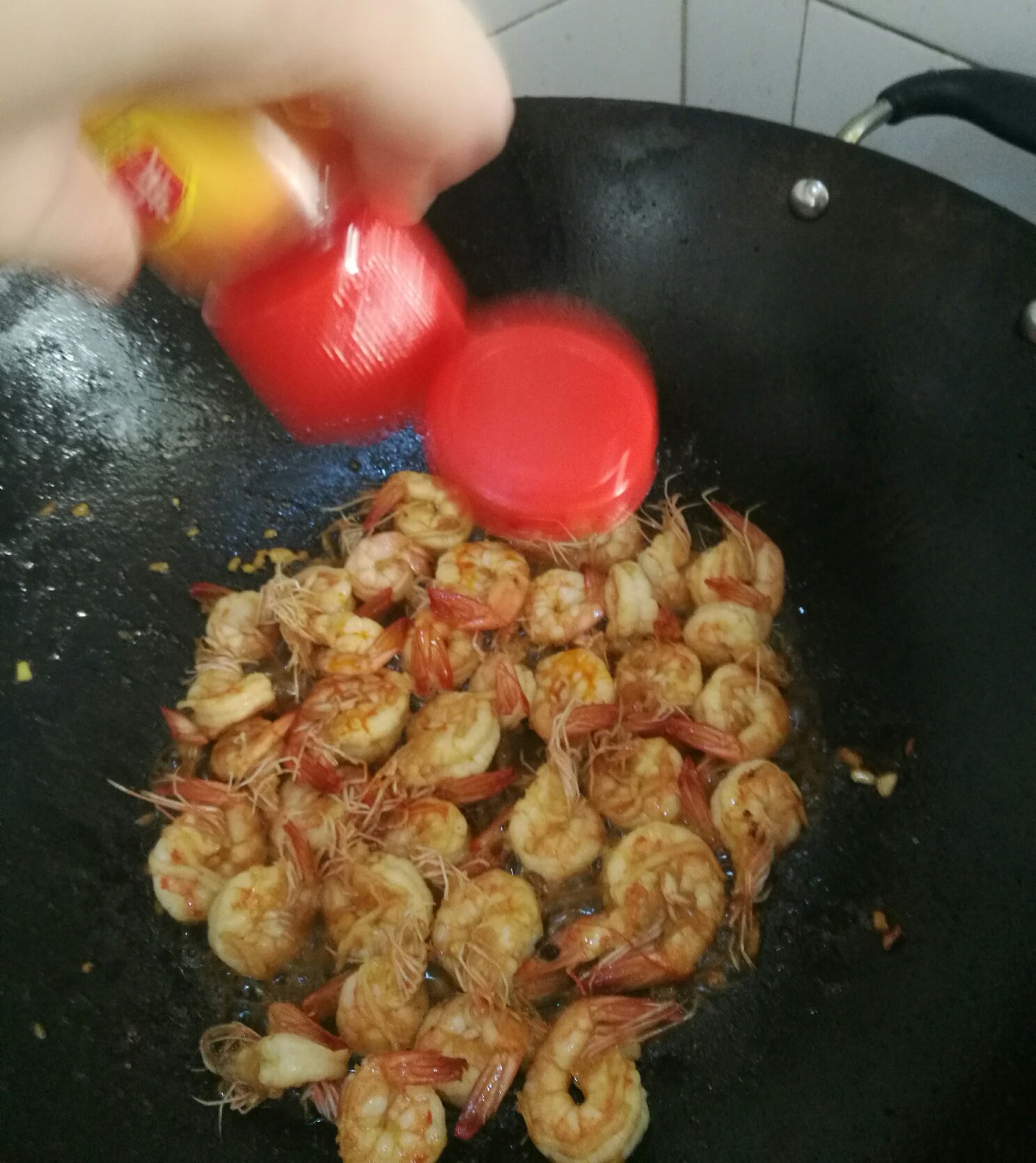 香炒蝦的做法 步骤5