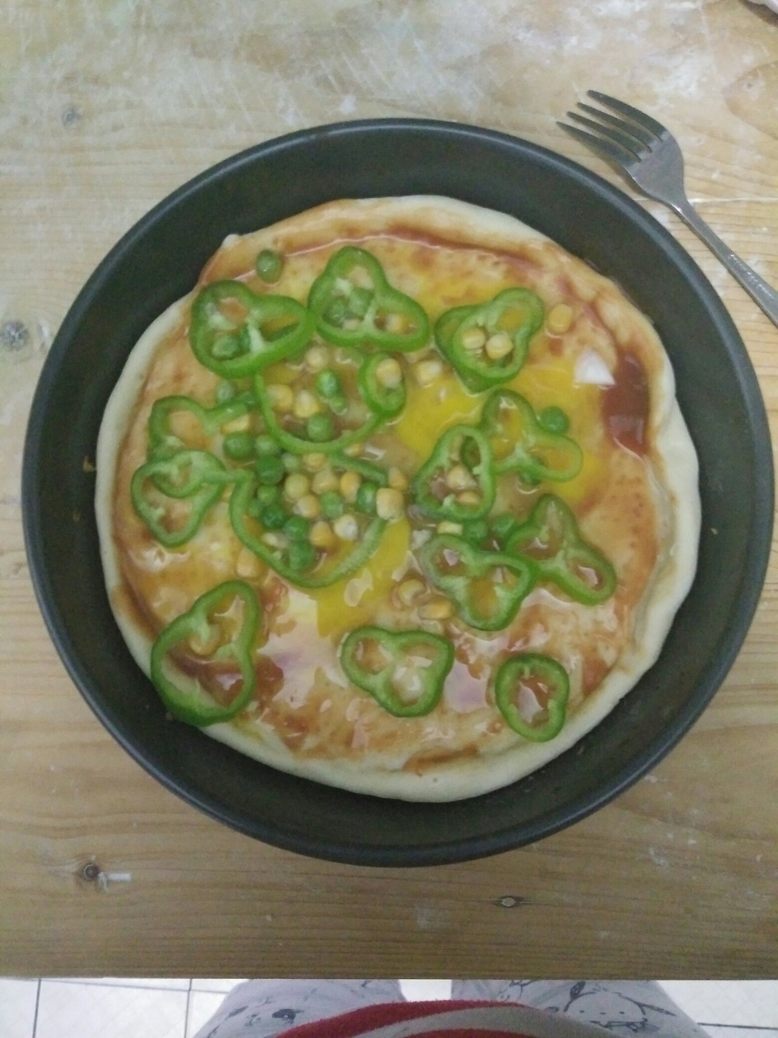 雞蛋披薩的做法 步骤2