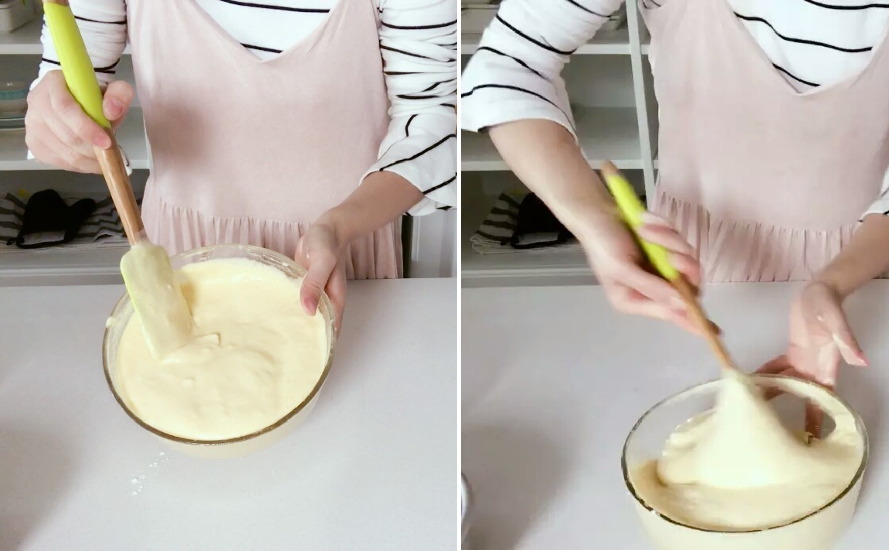 寶寶輔食︰栗子紅薯海綿蛋糕—加強版“海綿寶寶”來啦！12M+的做法 步骤12