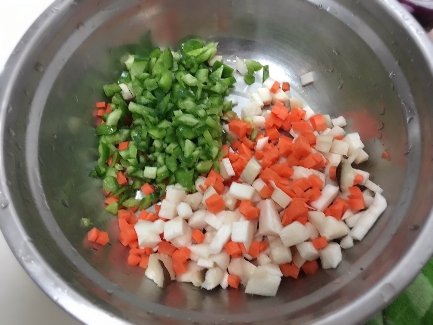 黃油牛肉蔬菜炒飯的做法 步骤1