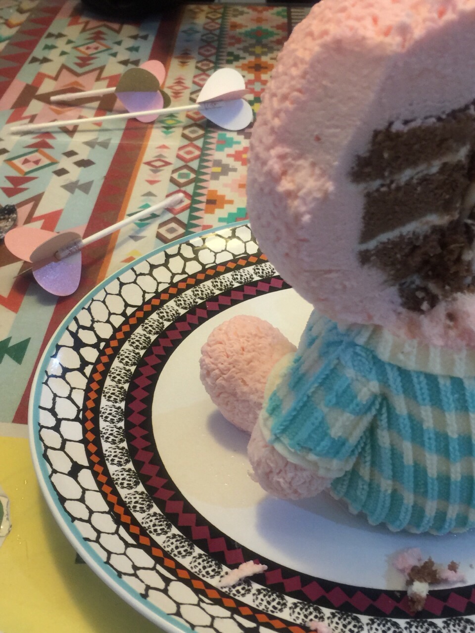 安安4歲生日立體熊蛋糕的做法 步骤29