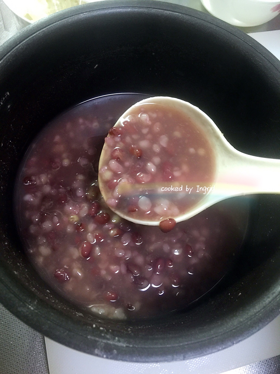 椰汁紅豆玉米湯的做法 步骤3