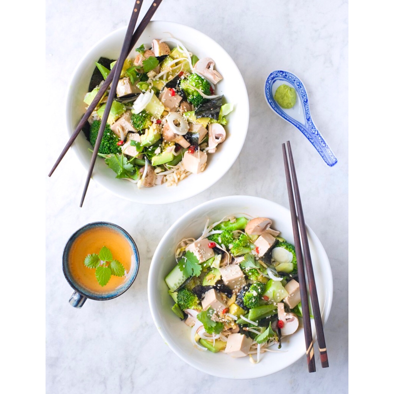 【GKS】素食豆腐糙米壽司沙拉 Vegetarian Sushi Salad的做法 步骤2