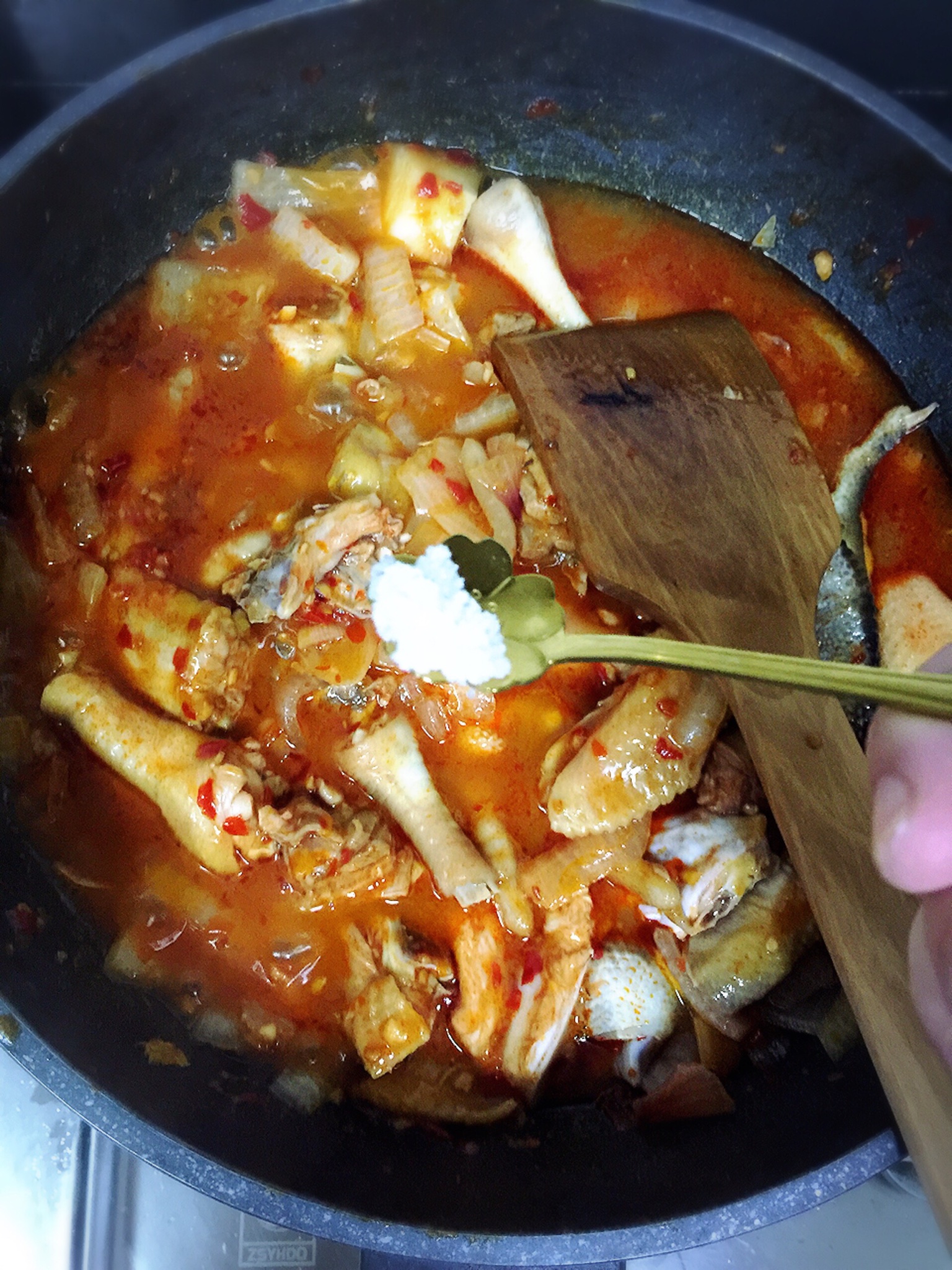 韓國炒雞排的做法 步骤12