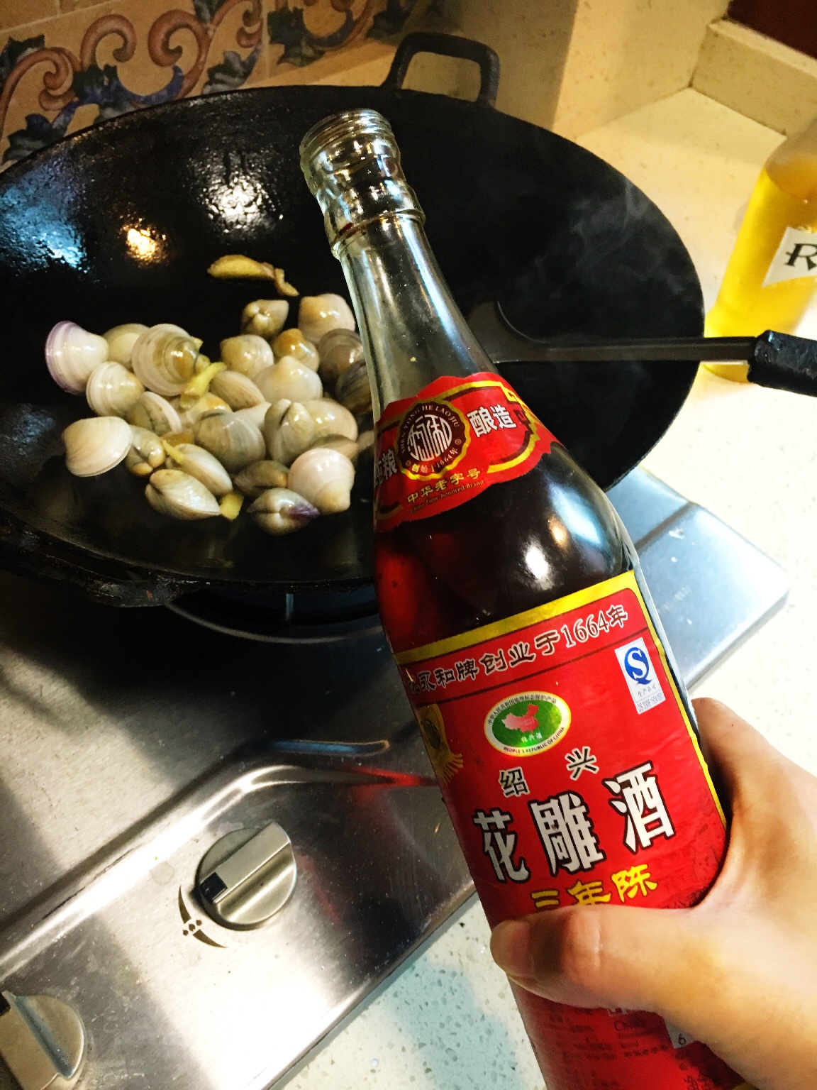 【拿手菜】蛤蜊蠔干粥的做法 步骤3
