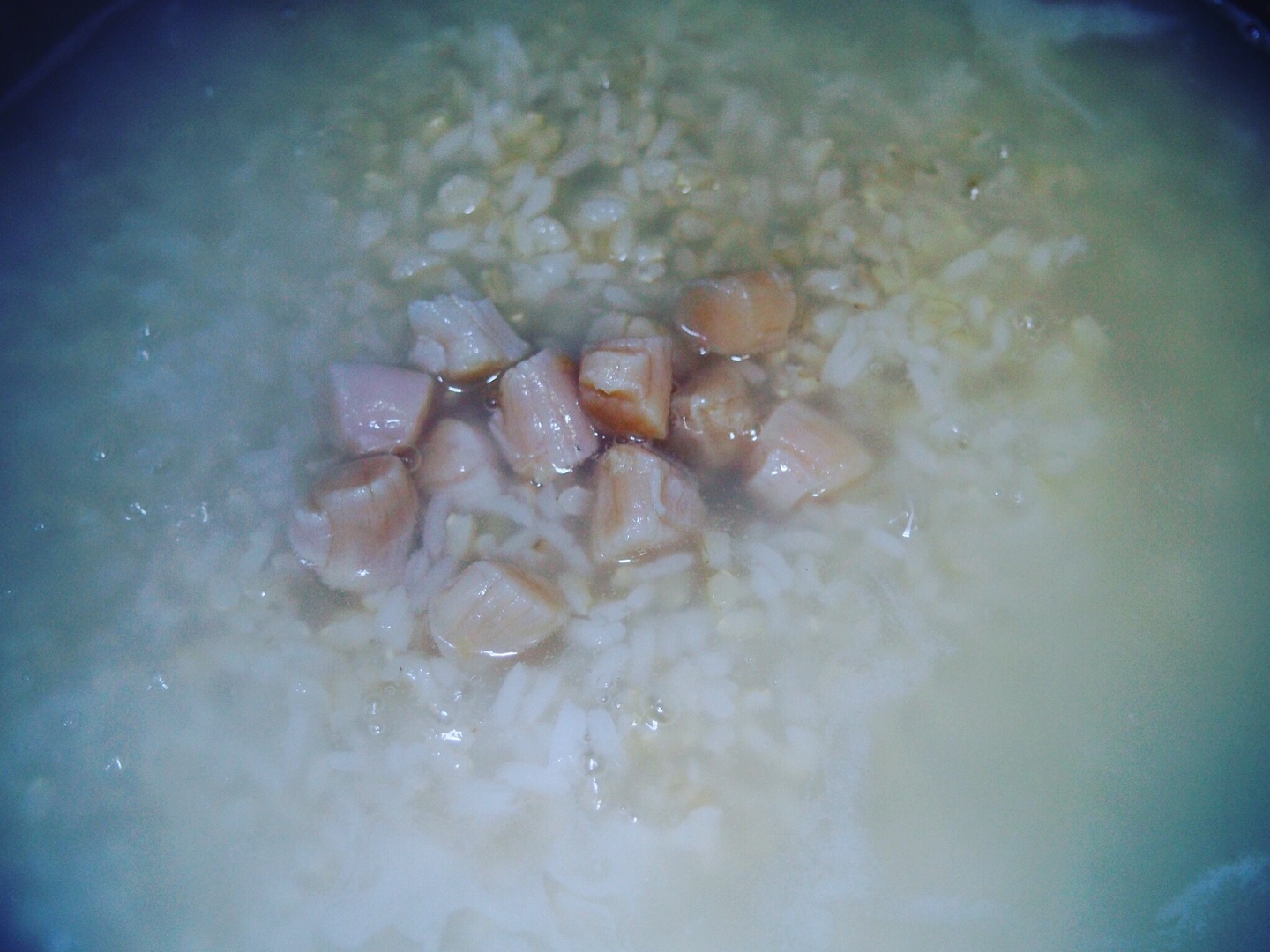 鮮蝦干貝糙米粥（塔吉鍋版）的做法 步骤5