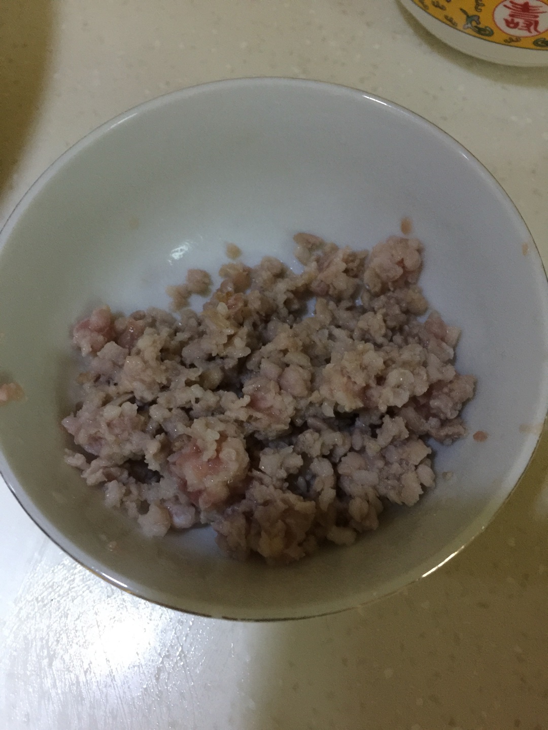扁豆炒肉糜的做法 步骤1