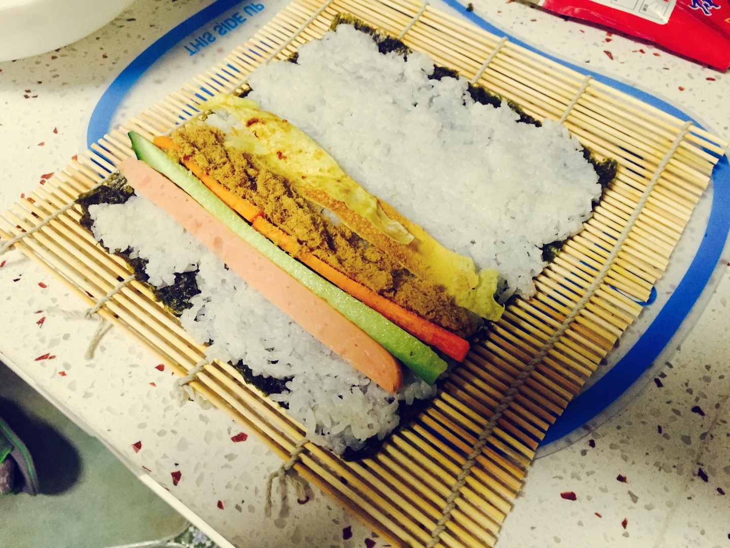 壽司肉松卷的做法 步骤4