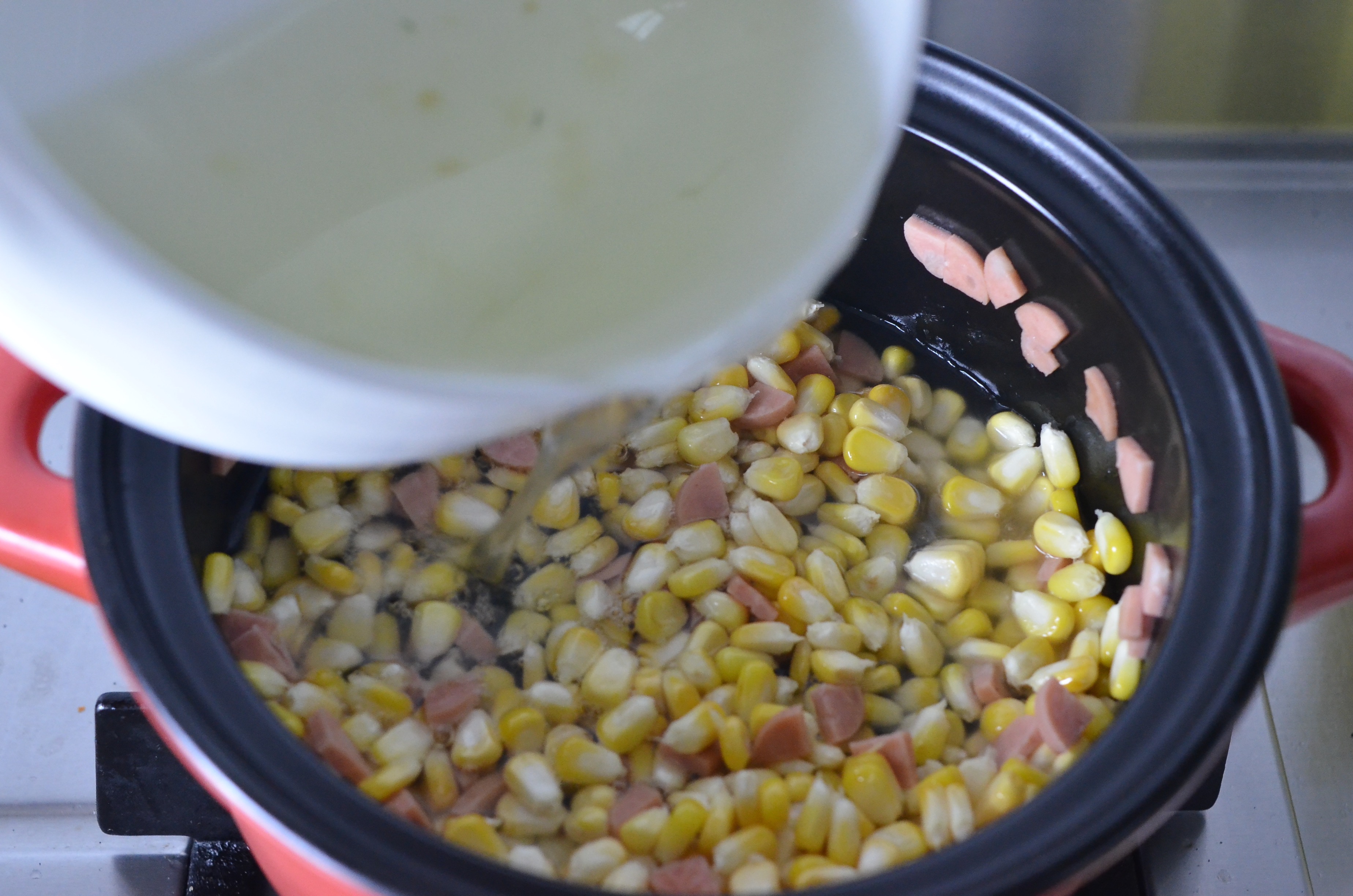 火腿玉米濃湯的做法 步骤6