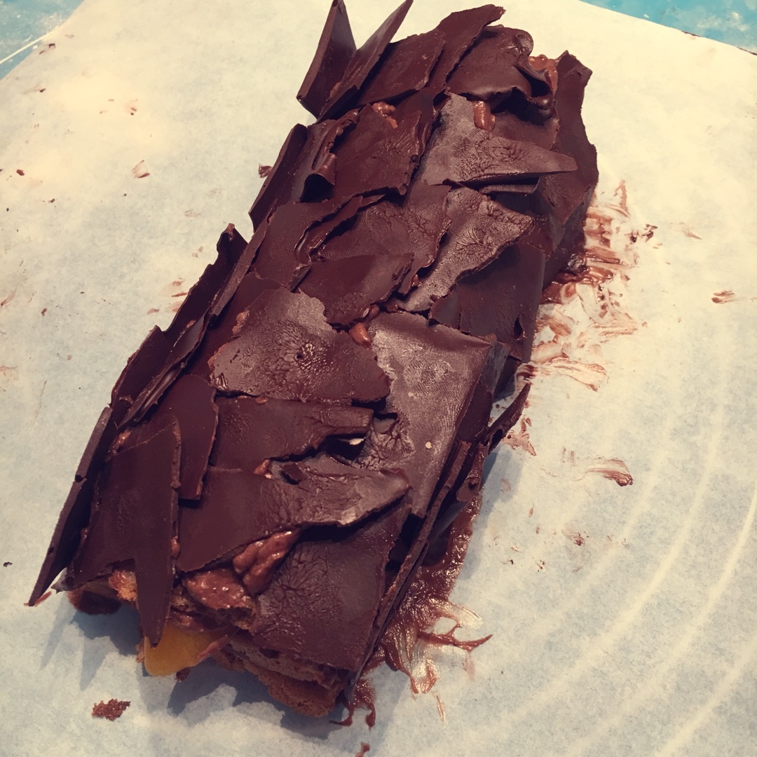 輕奢派—巧克力樹樁蛋糕的做法 步骤18
