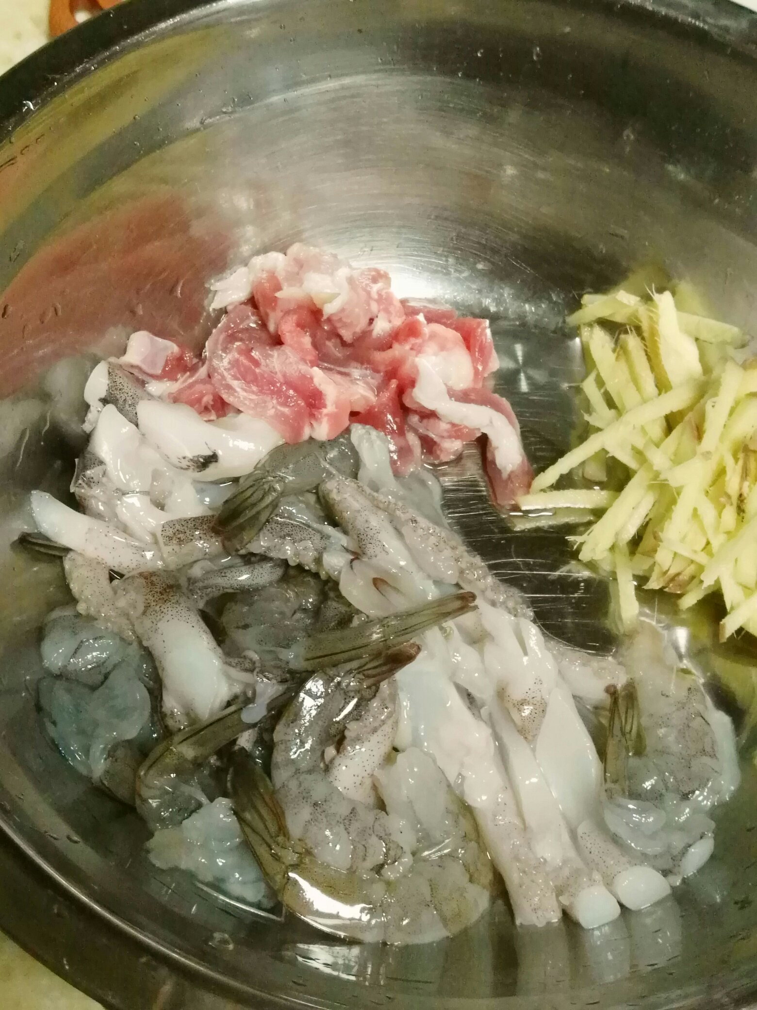 海鮮芥菜粥的做法 步骤1