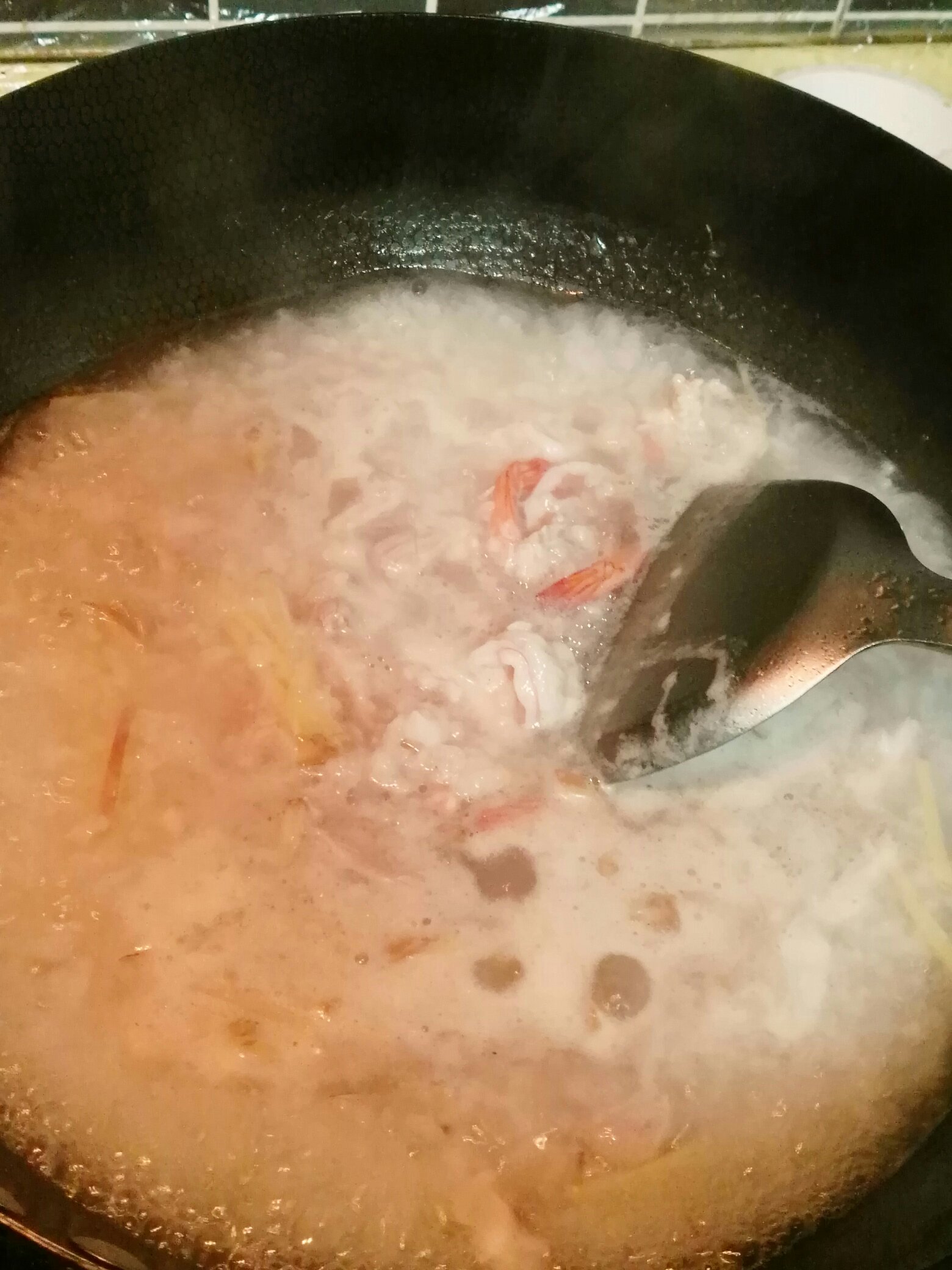 海鮮芥菜粥的做法 步骤3