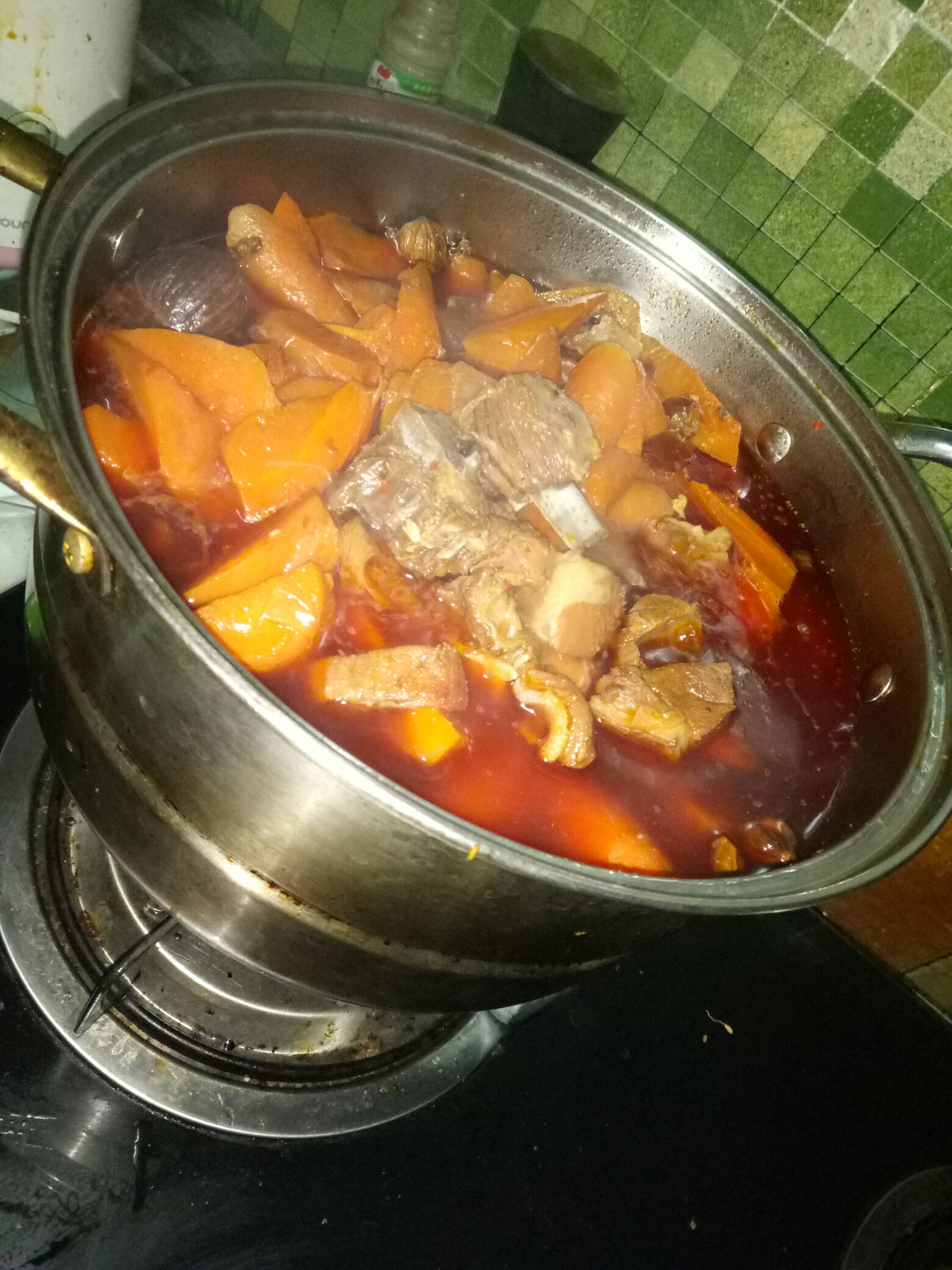 超簡單美味的胡蘿卜燒羊肉的做法 步骤15