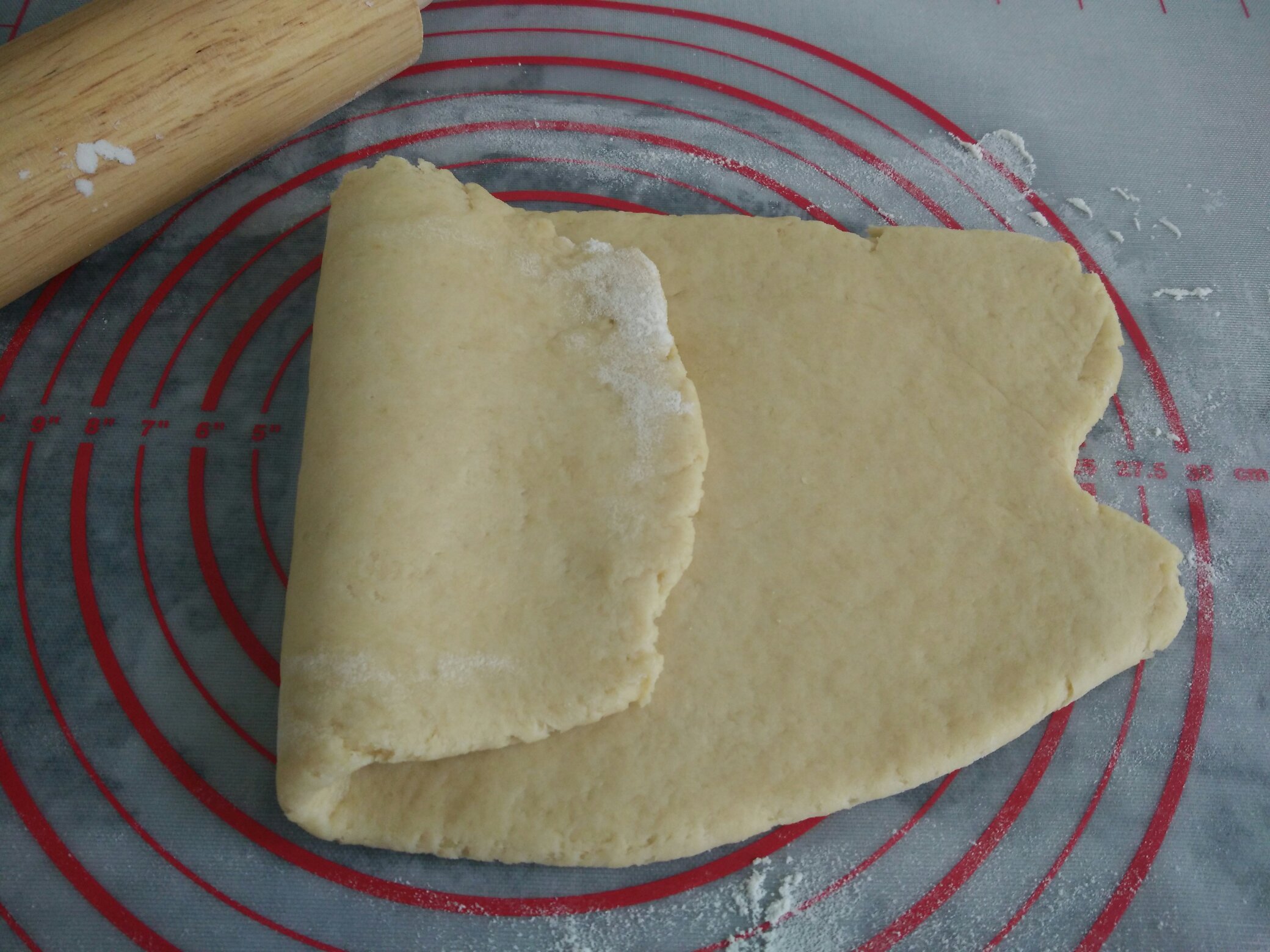 楓糖豆渣司康餅（純素版）的做法 步骤5