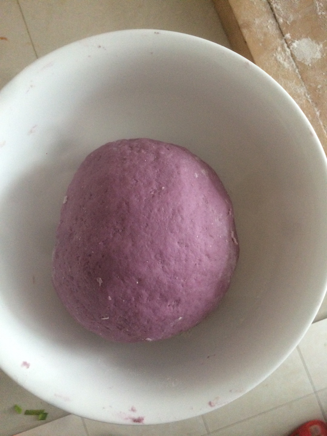 南瓜紫薯饅頭的做法 步骤4