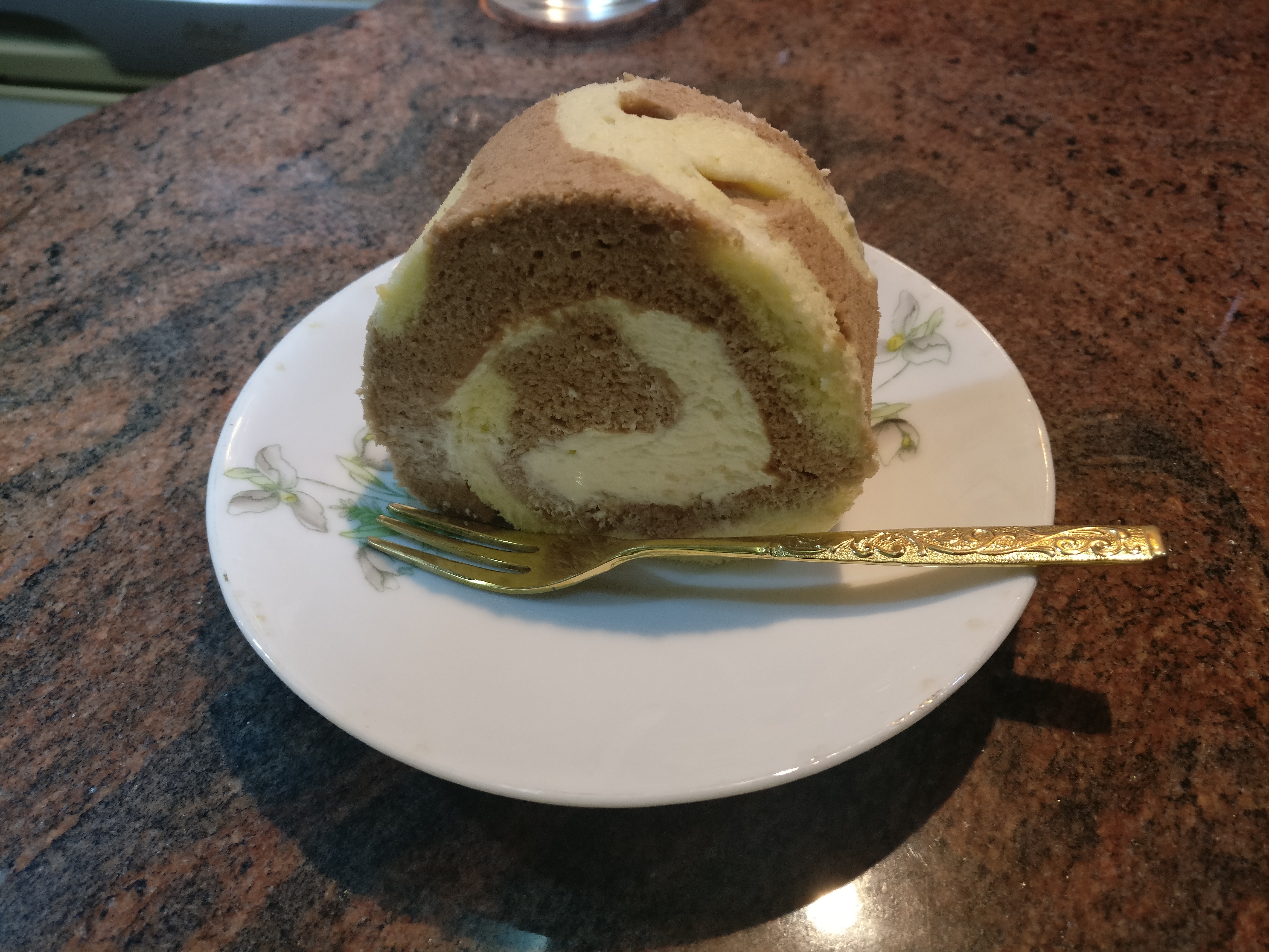 長頸鹿紋蛋糕卷的做法 步骤18