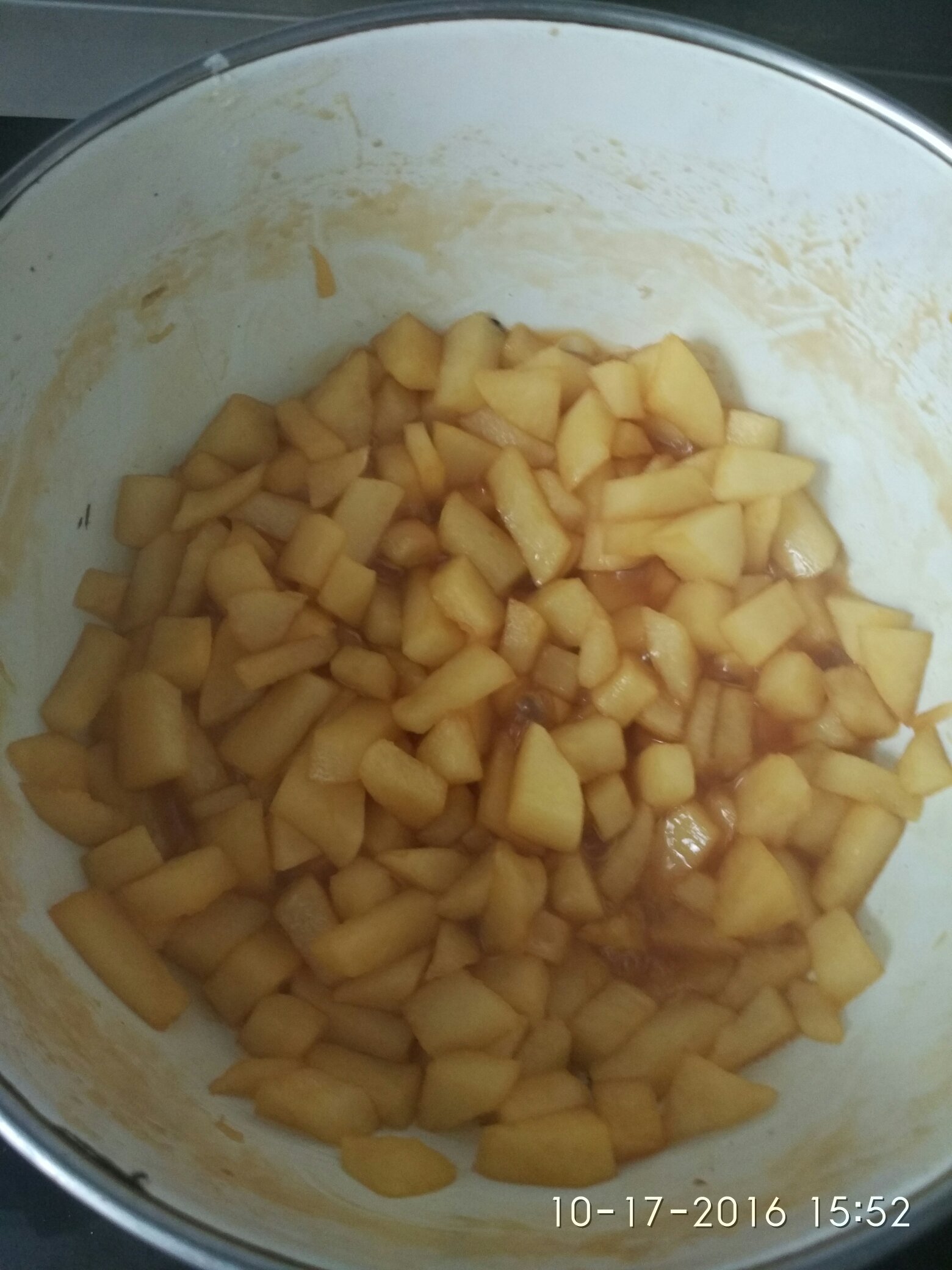 焦糖蘋果面包老面法的做法 步骤2