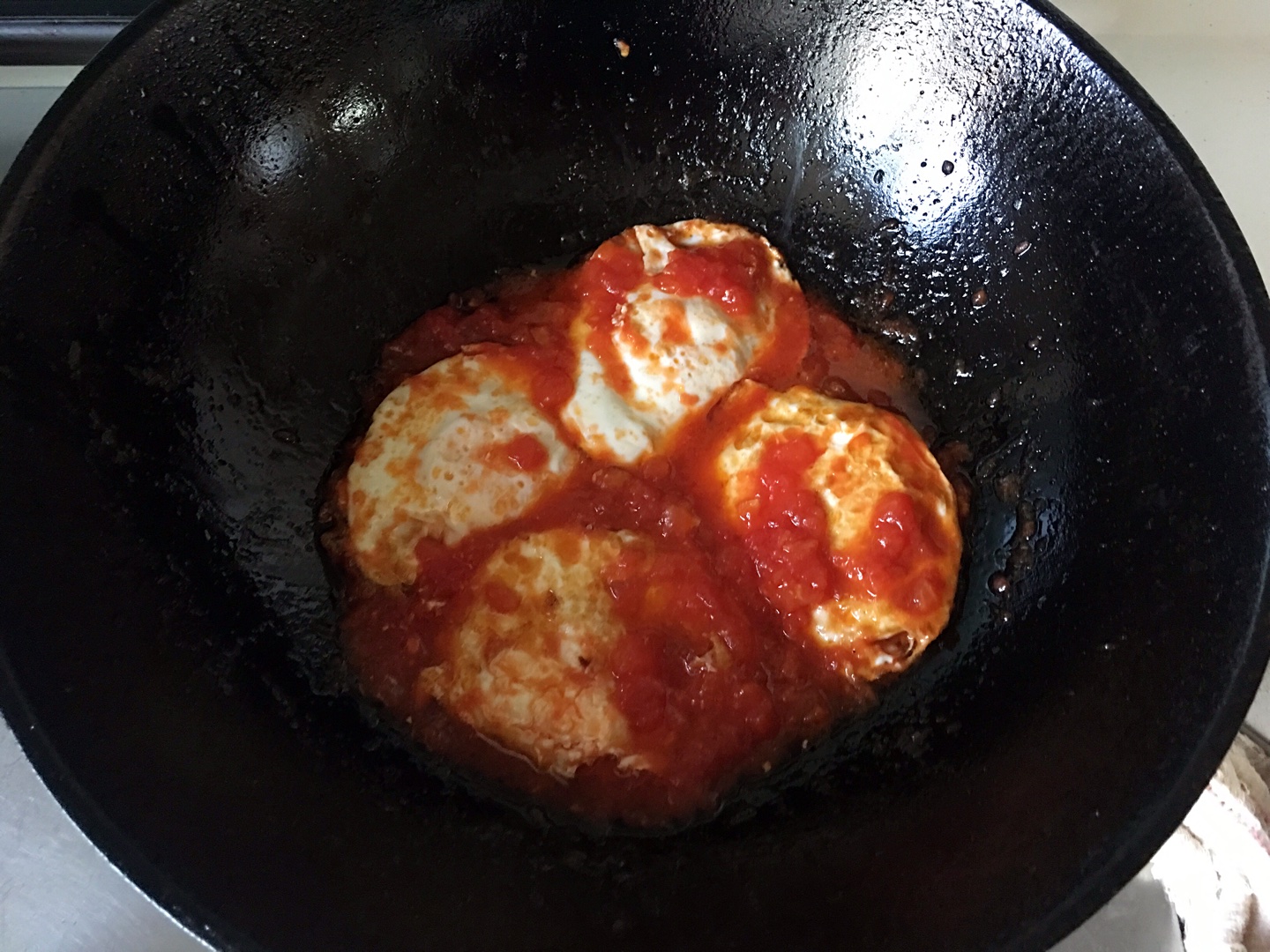 西紅柿炖蛋的做法 步骤4
