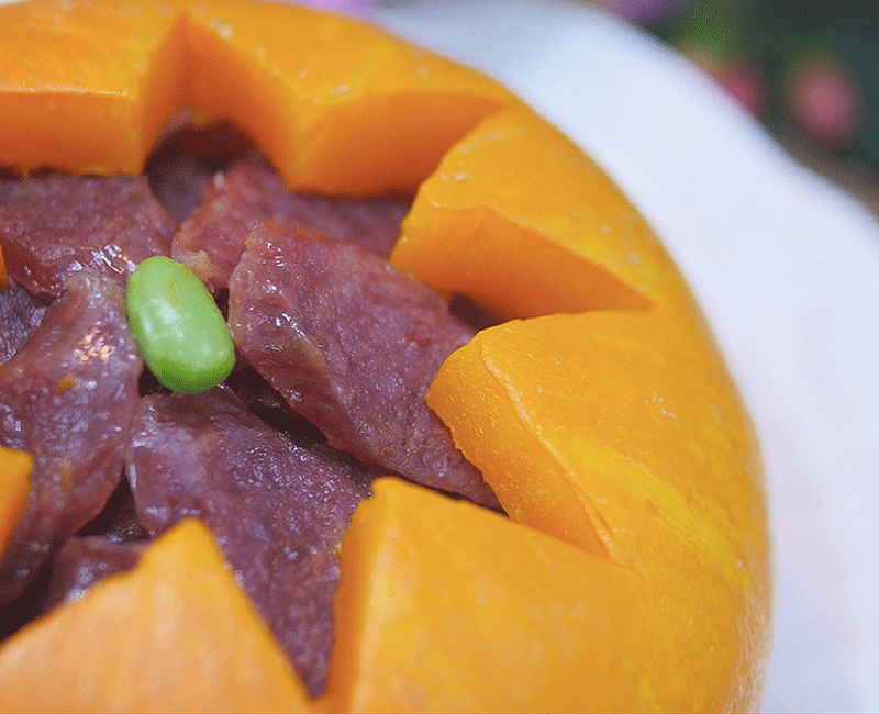食空 | 臘味南瓜煲 懶人福利菜系列的做法 步骤6