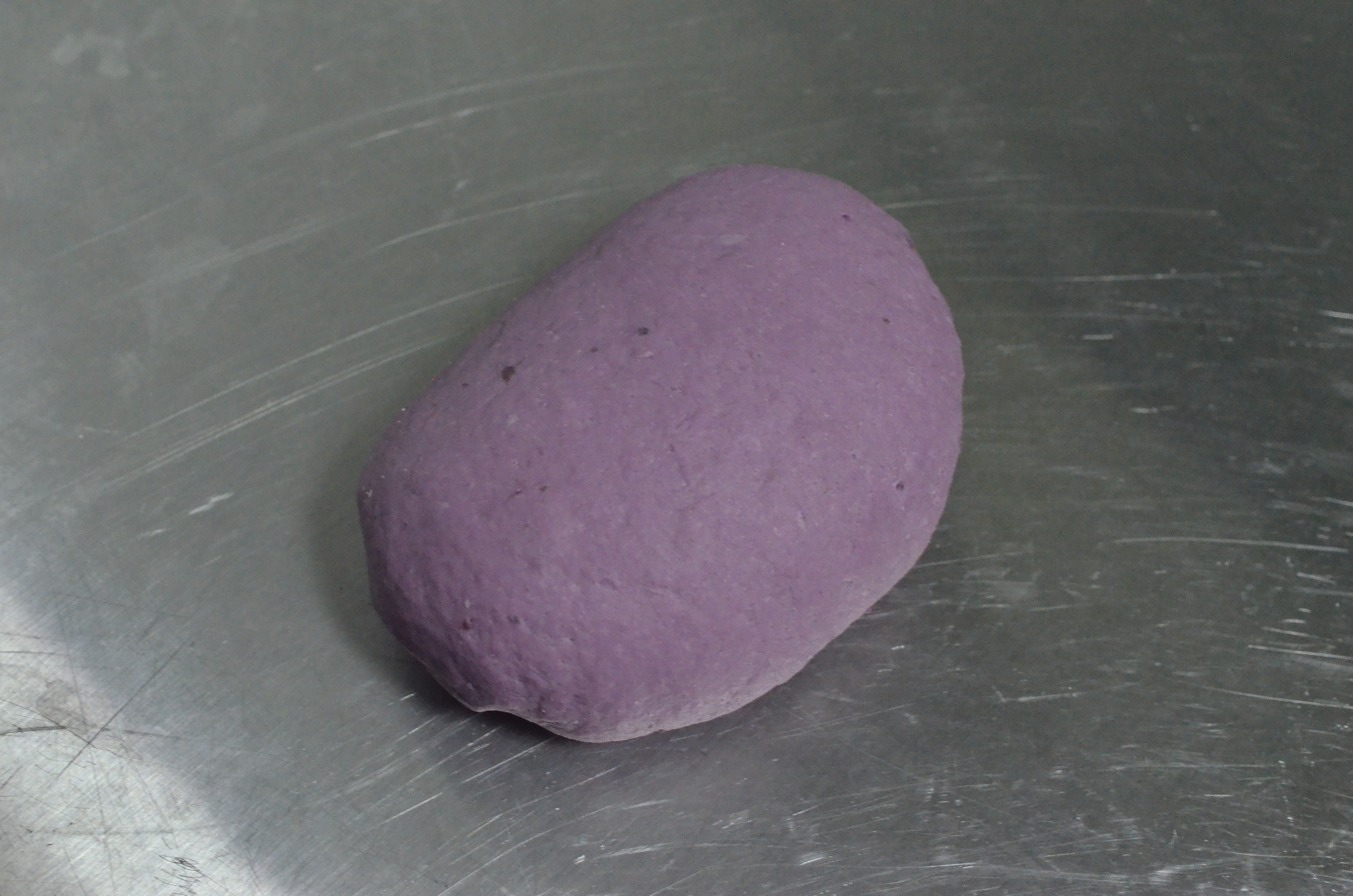 手工紫薯面的做法 步骤2