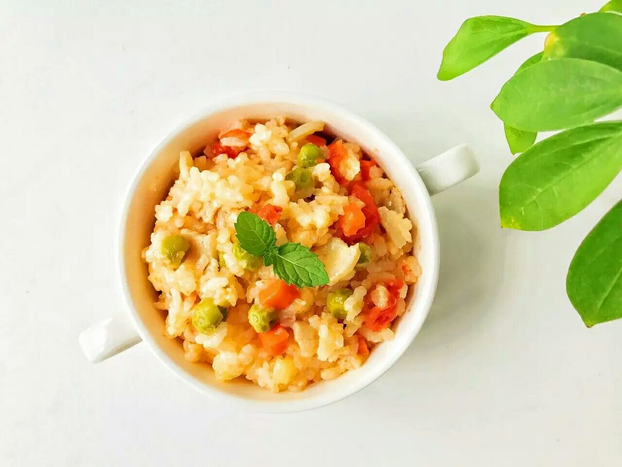 寶寶輔食︰一只番茄飯（改良版）— 番茄的酸甜，芝士的奶香，層層包裹著軟糯的米飯！12M+的做法 步骤14