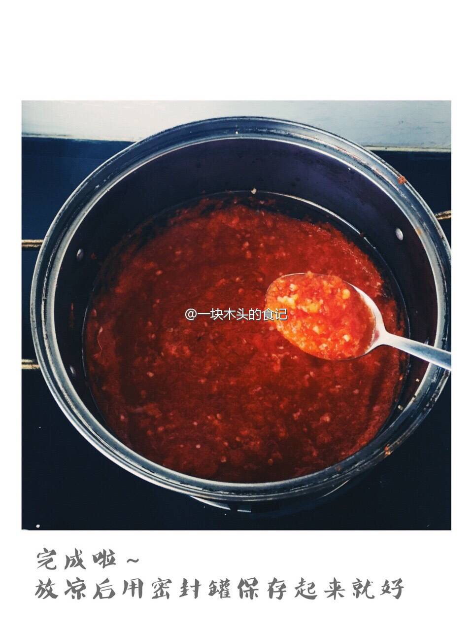 不辣的辣椒醬的做法 步骤7