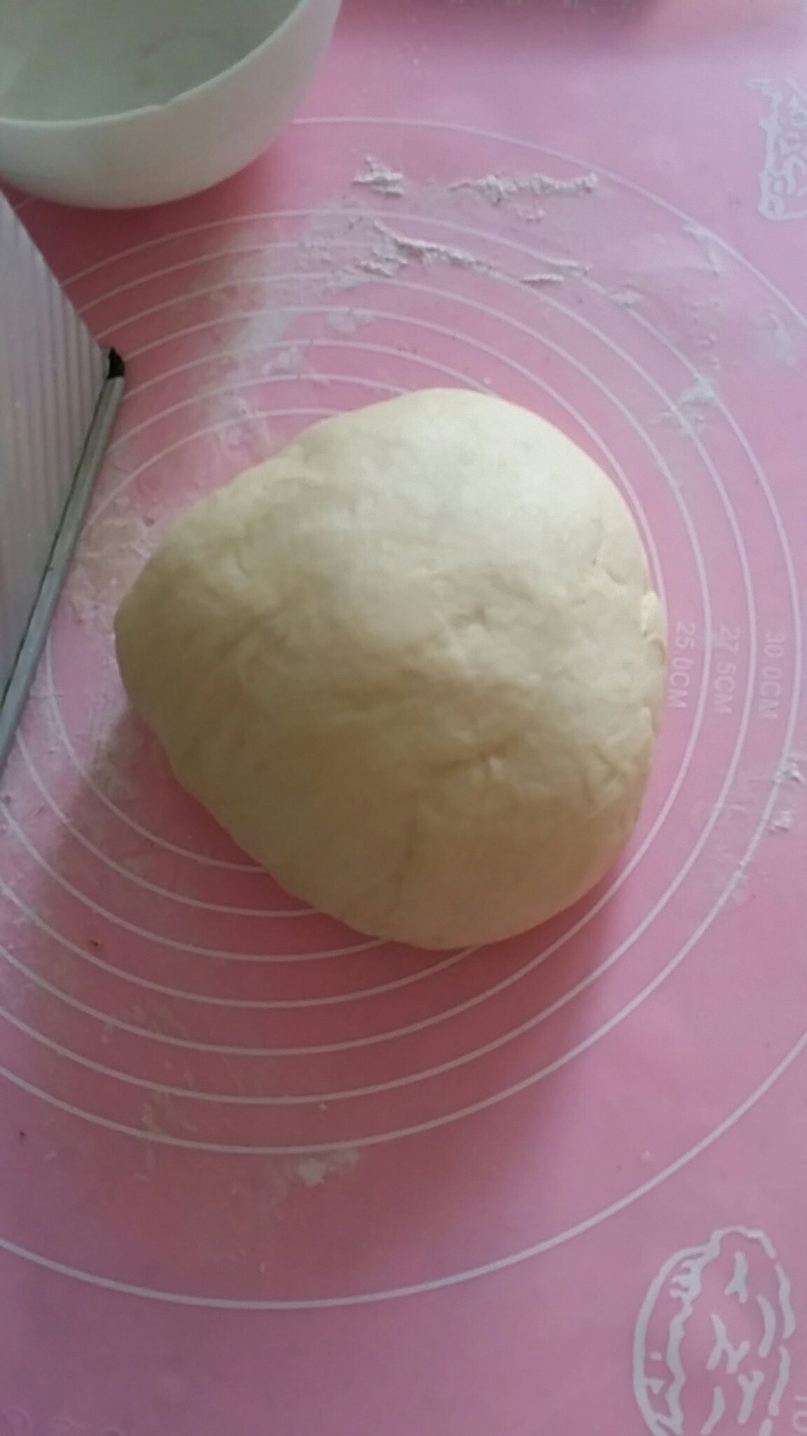 湯種紅豆煉奶面包的做法 步骤4