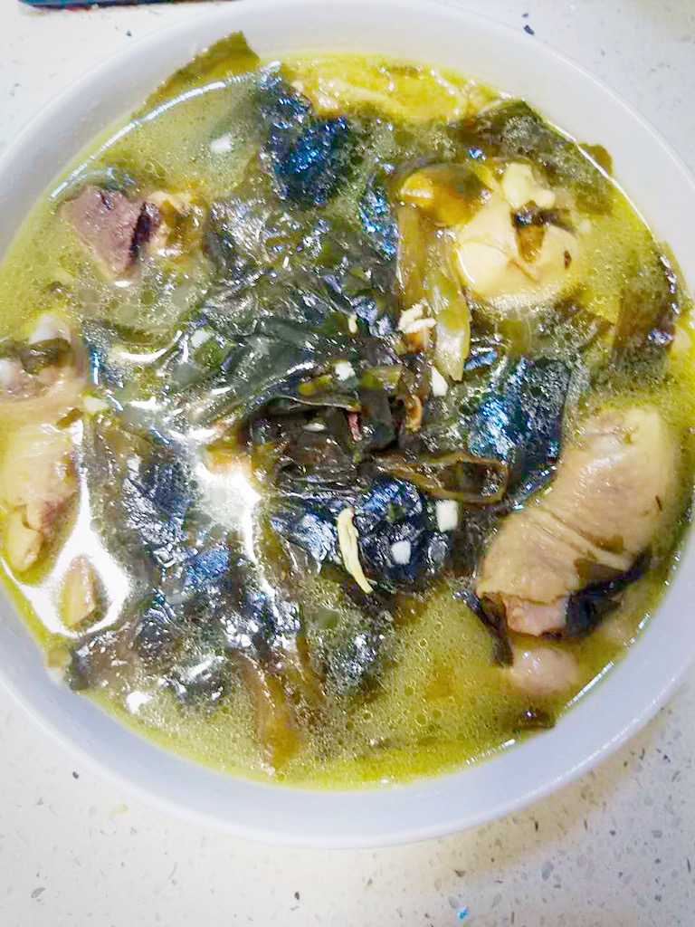 韓國口味營養海帶雞塊湯的做法 步骤4