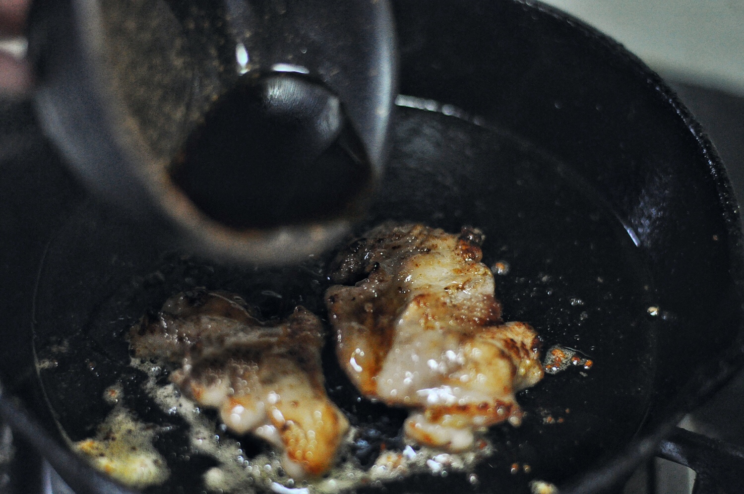 照燒雞腿栗子飯的做法 步骤8