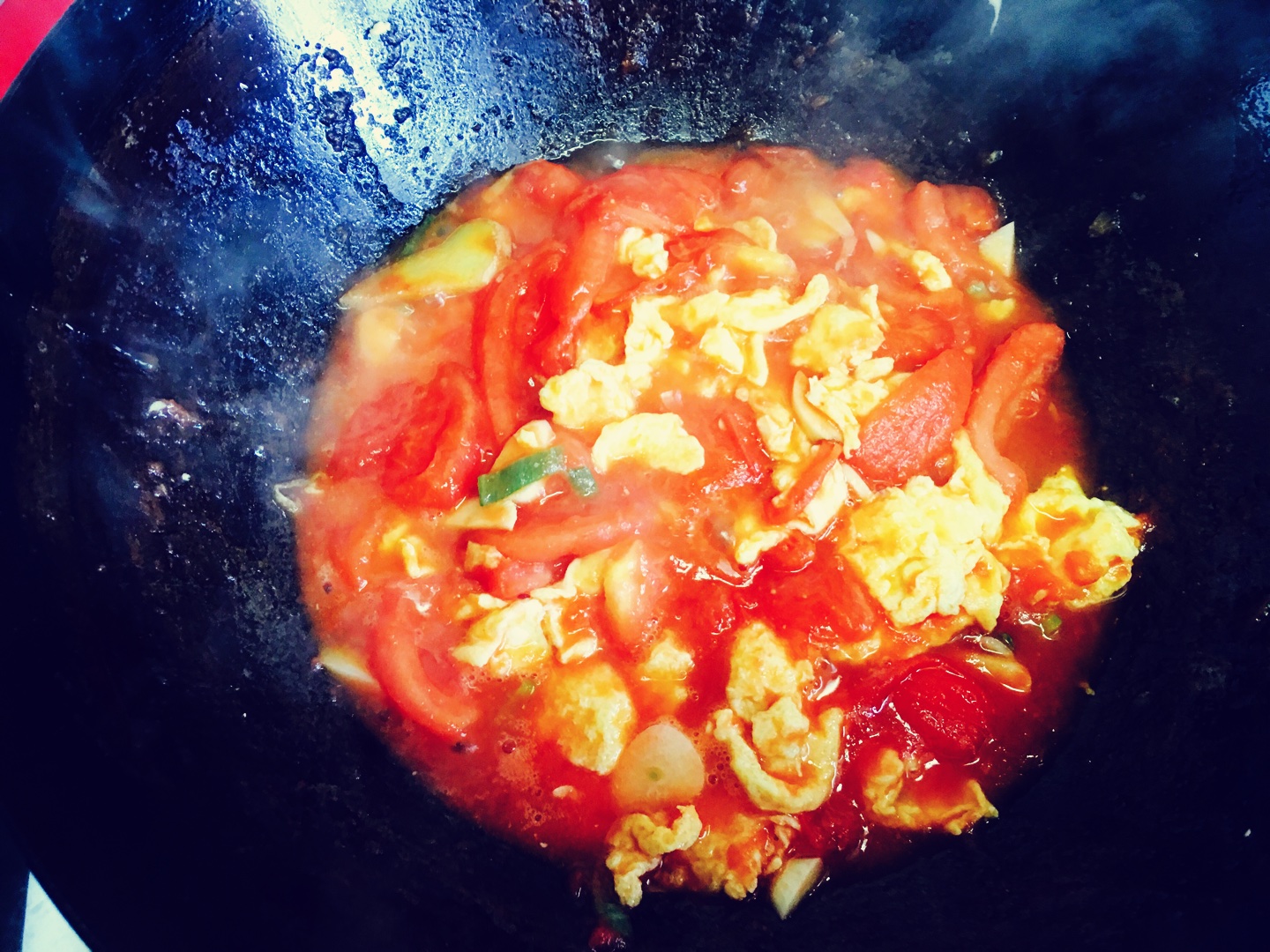 西紅柿炒雞蛋的做法 步骤4