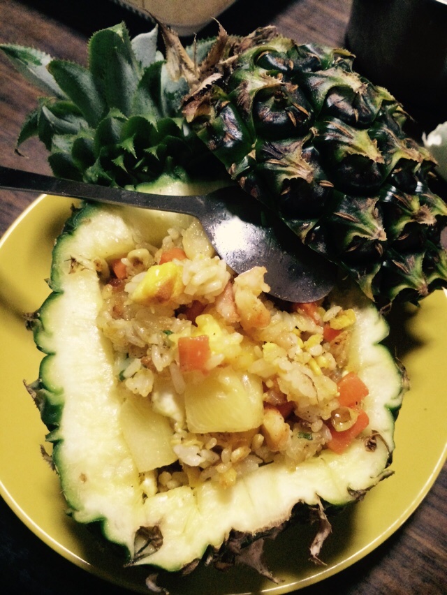 海鮮菠蘿飯的做法 步骤7