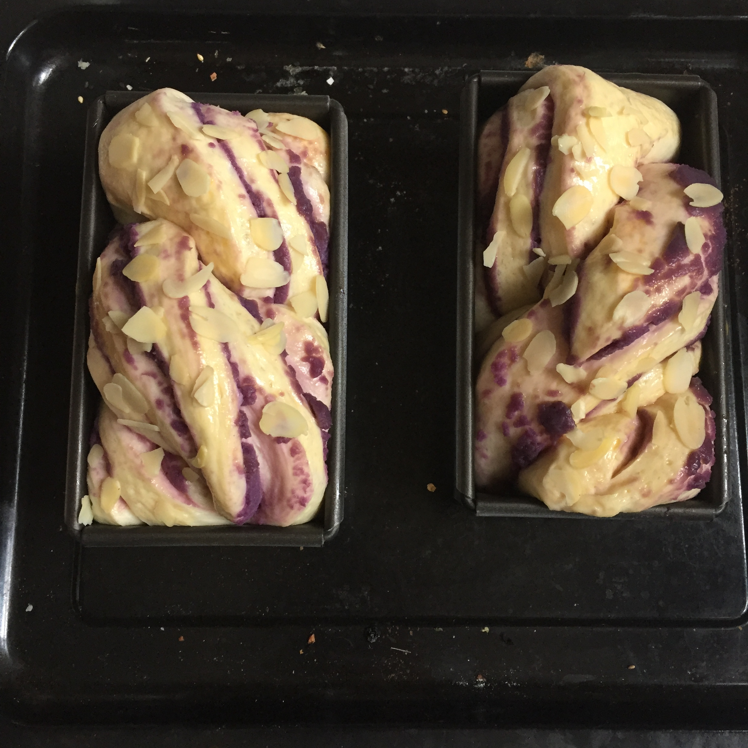 奶香紫薯小吐司的做法 步骤10