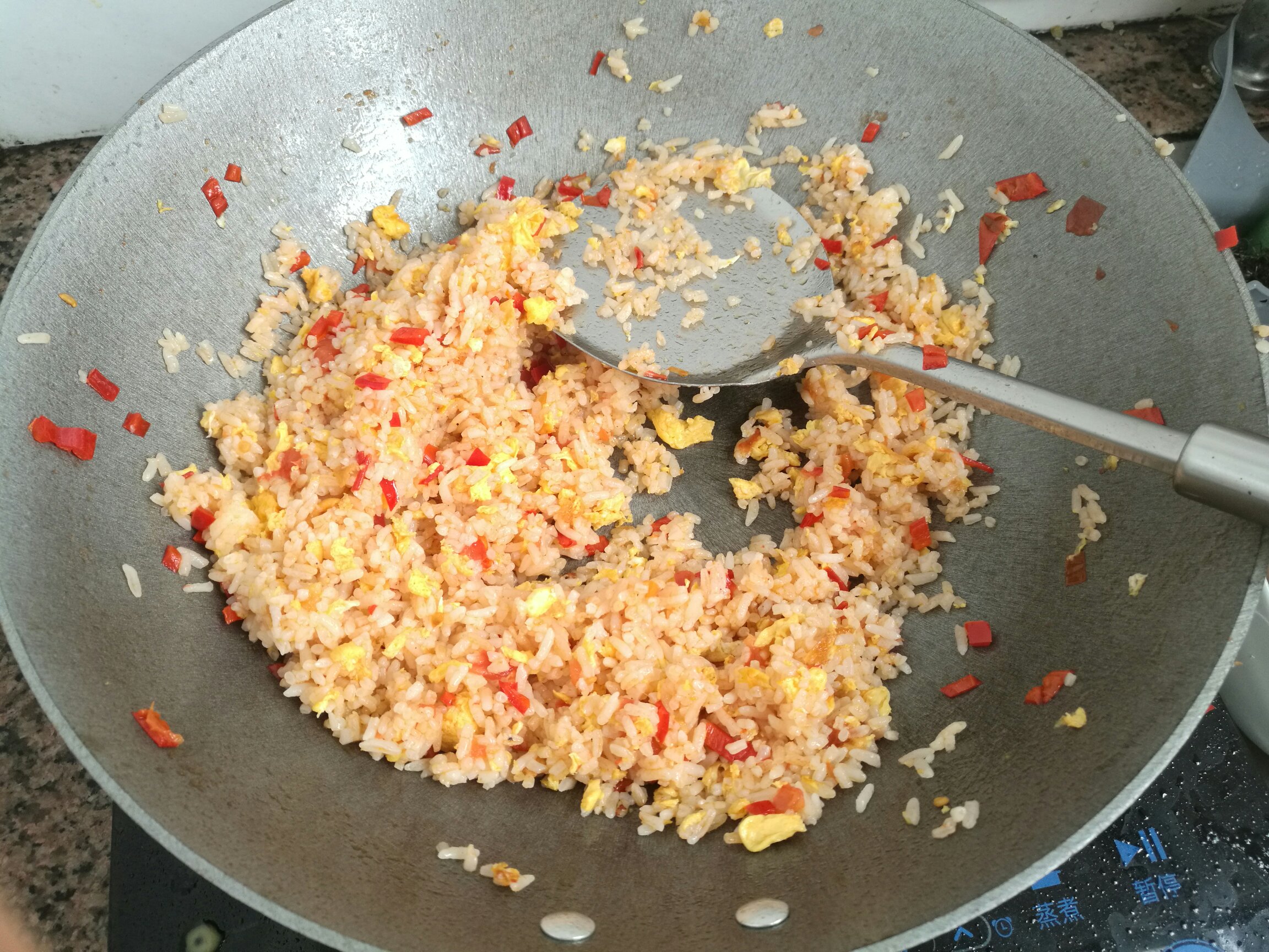 西紅柿蛋炒飯的做法 步骤7