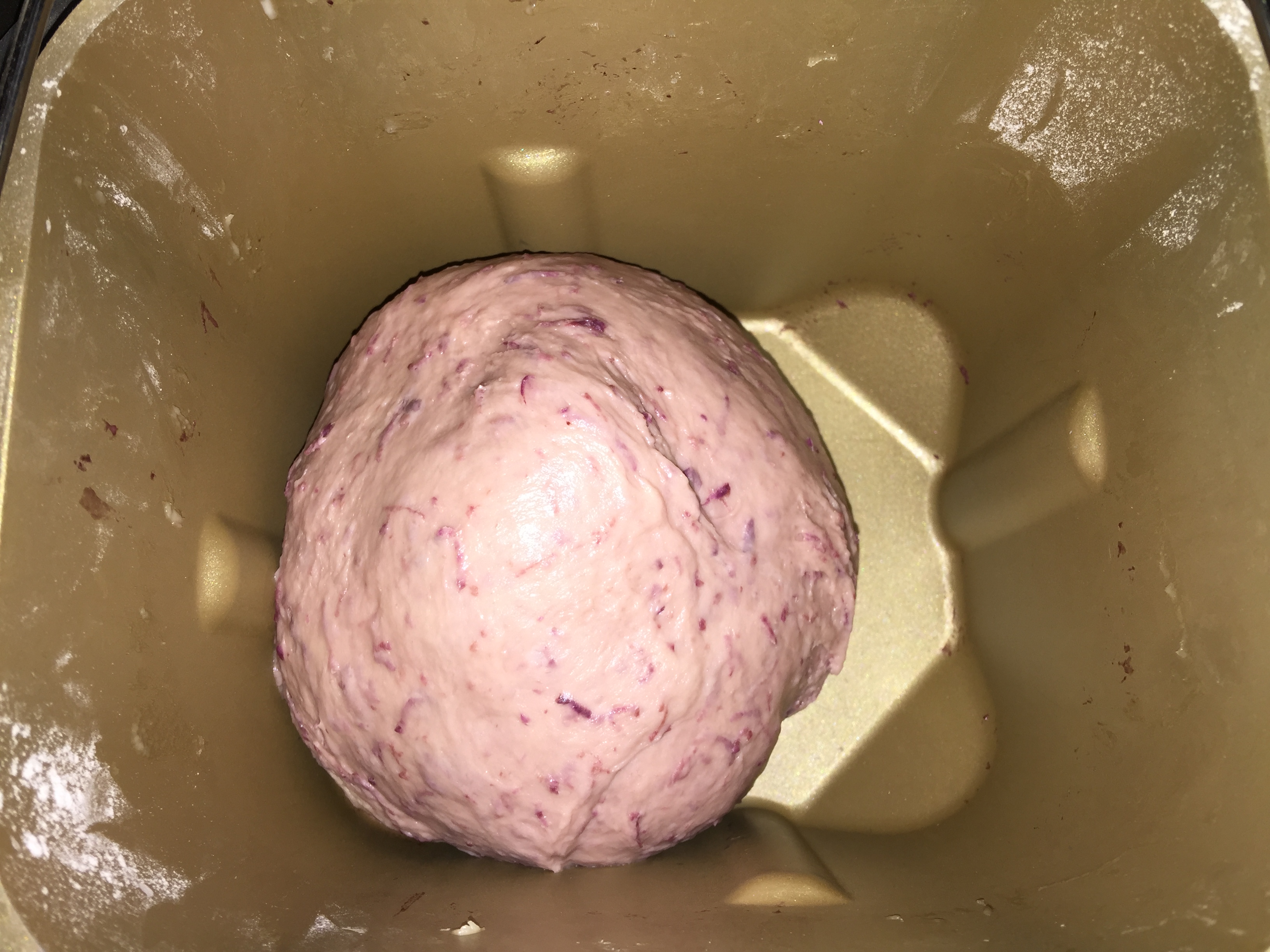紫薯花簇面包的做法 步骤5