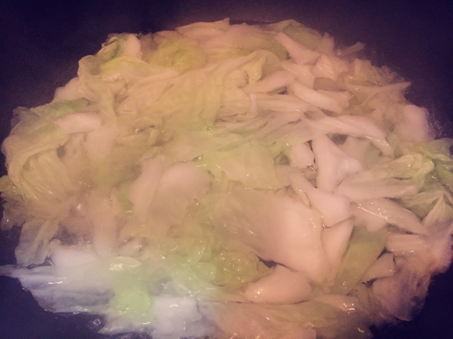 白菜蝦皮(海米)湯的做法 步骤3