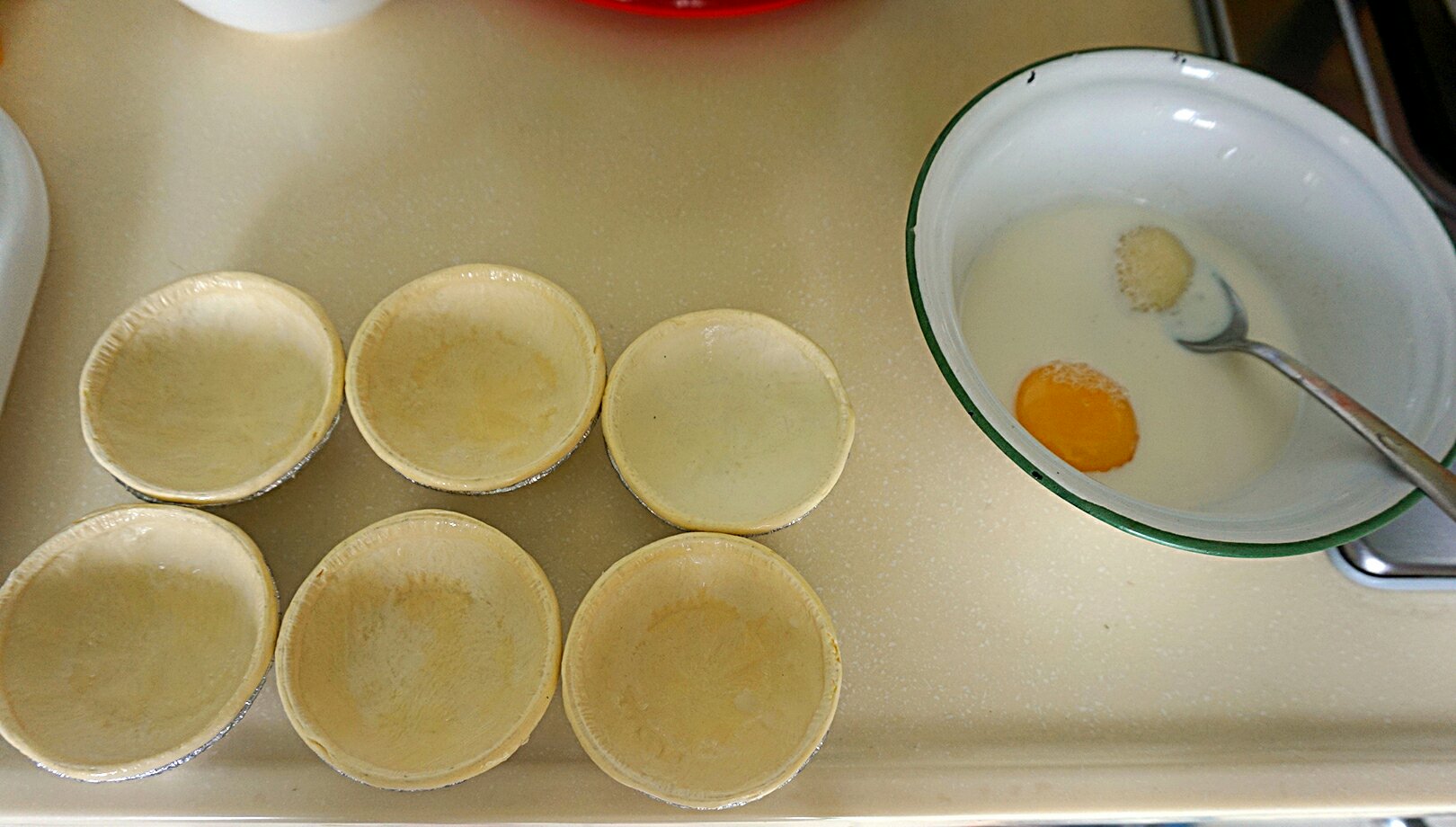 HOME蛋撻制作（6個用量）的做法 步骤3