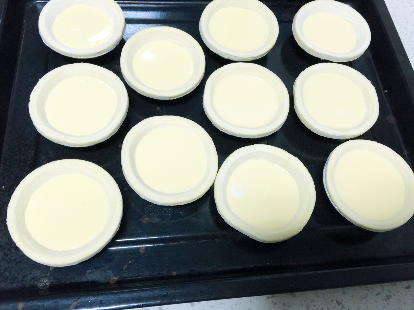 新手簡單易做的奶香蛋撻的做法 步骤3