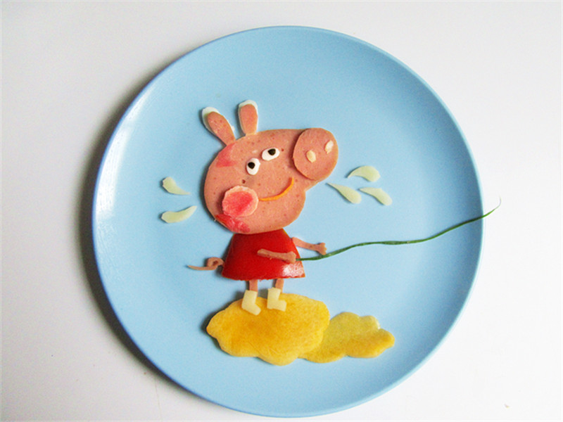 簡易早餐——小豬佩奇的做法 步骤3
